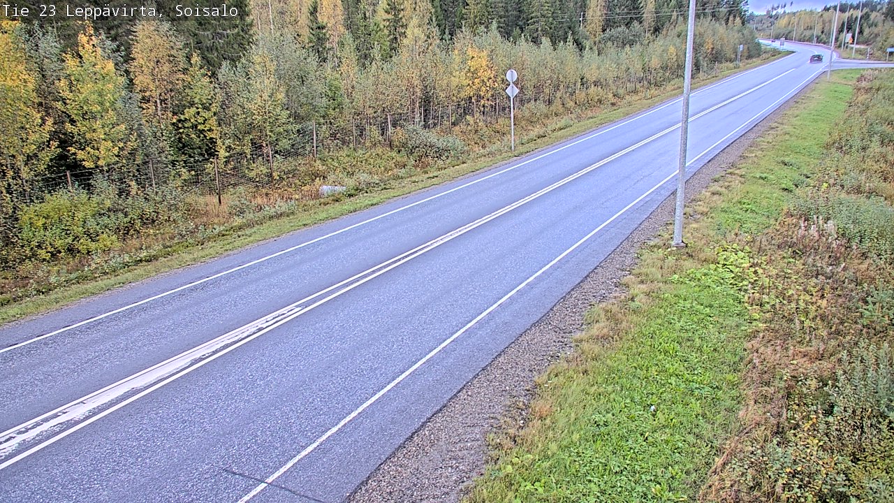 Weather Camera Image Road 23 Leppävirta, Soisalo, Leppävirta, Pohjois-Savo