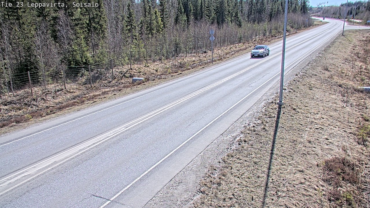 Weather Camera Image Väg 23 Leppävirta, Soisalo, Leppävirta, Pohjois-Savo