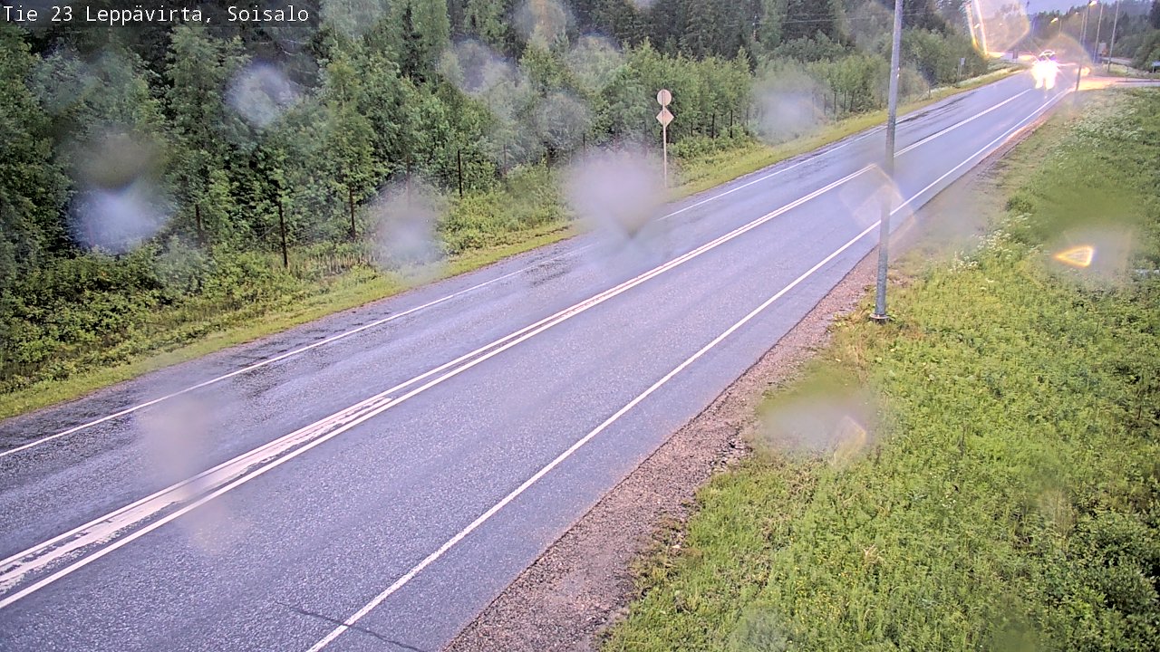 Weather Camera Image Road 23 Leppävirta, Soisalo, Leppävirta, Pohjois-Savo