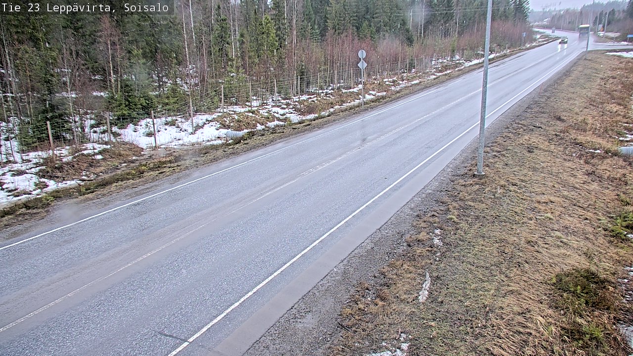 Weather Camera Image Väg 23 Leppävirta, Soisalo, Leppävirta, Pohjois-Savo