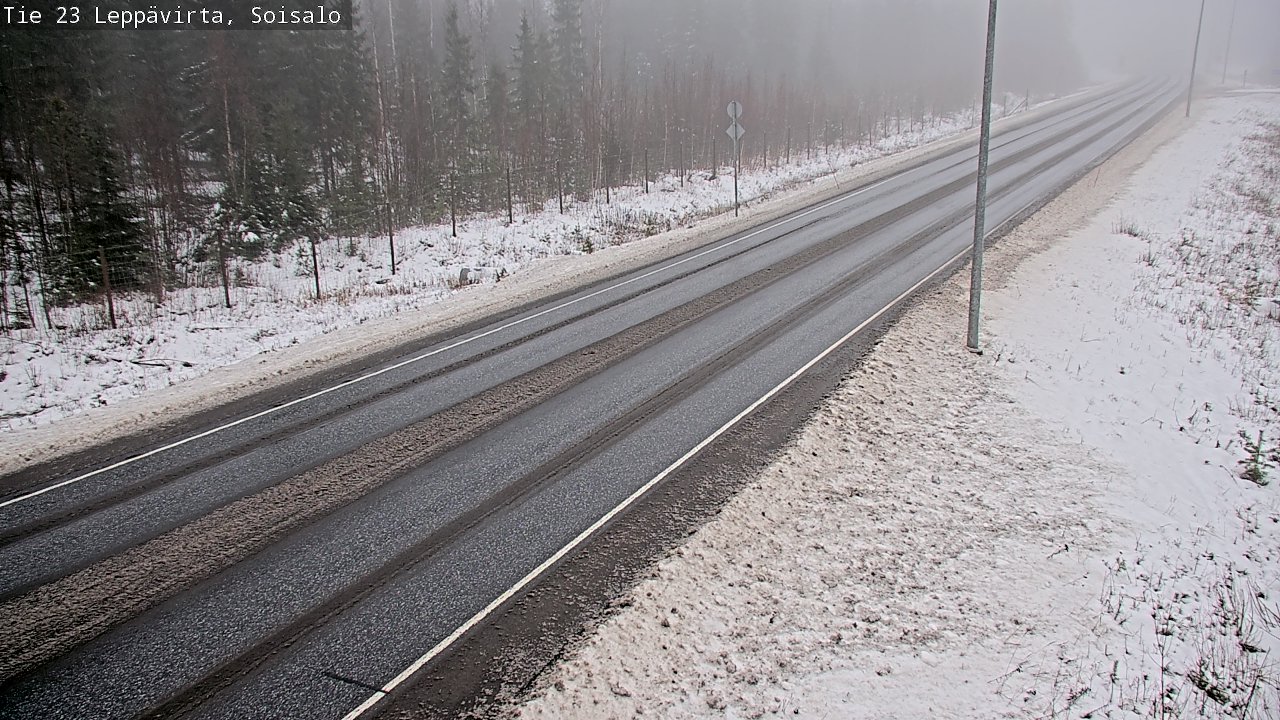 Weather Camera Image Road 23 Leppävirta, Soisalo, Leppävirta, Pohjois-Savo