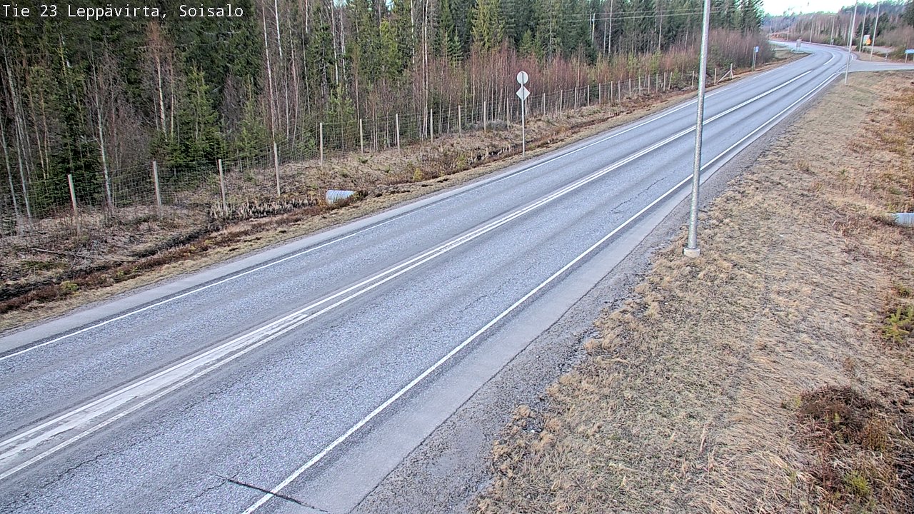 Weather Camera Image Väg 23 Leppävirta, Soisalo, Leppävirta, Pohjois-Savo