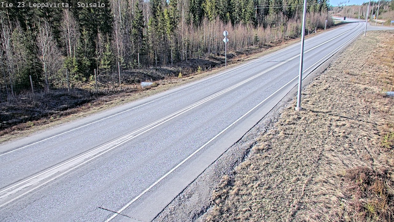 Kelikamerat Kuva Tie 23 Leppävirta, Soisalo, Leppävirta, Pohjois-Savo