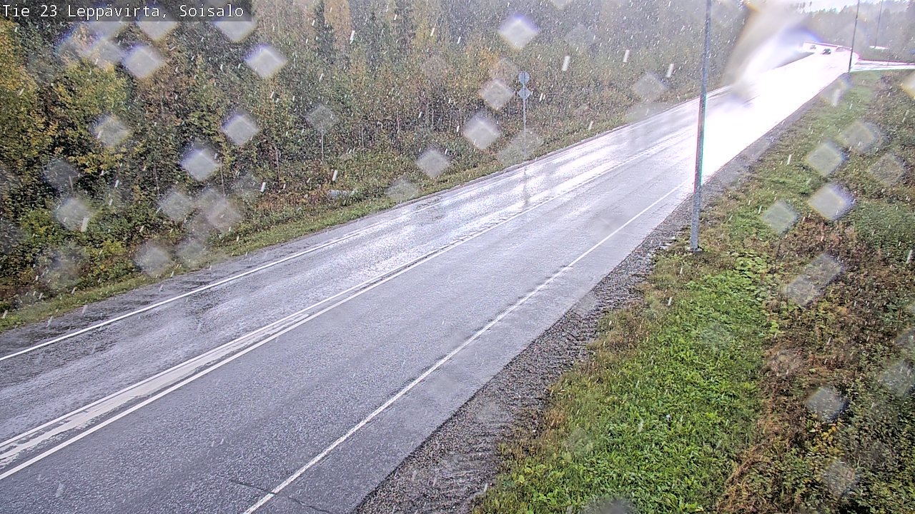 Weather Camera Image Road 23 Leppävirta, Soisalo, Leppävirta, Pohjois-Savo