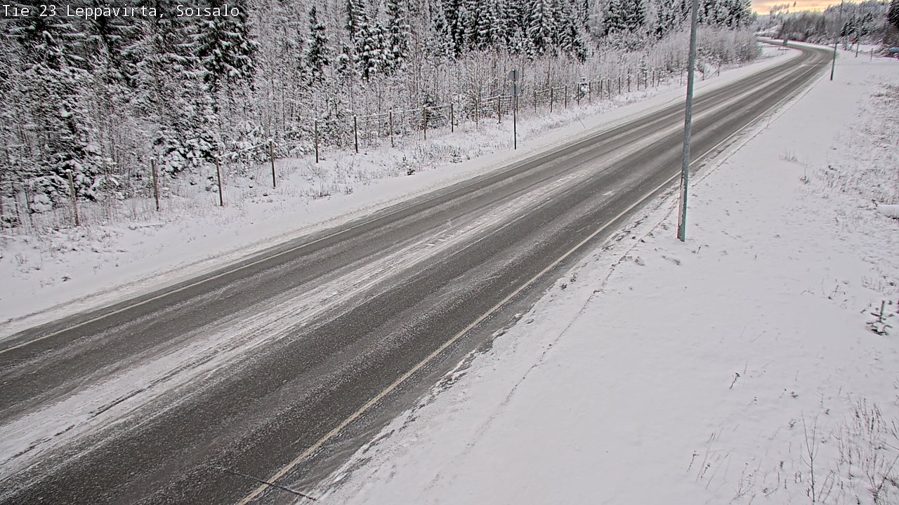 Weather Camera Image Road 23 Leppävirta, Soisalo, Leppävirta, Pohjois-Savo