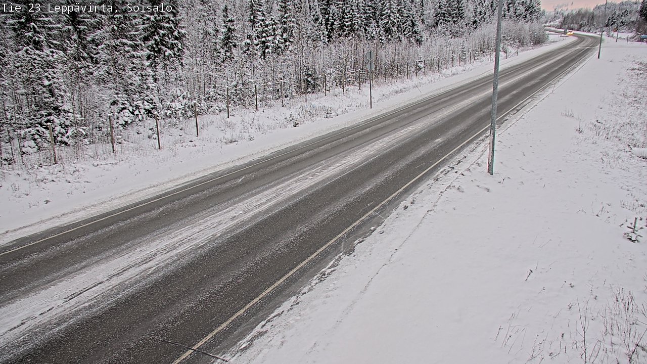 Weather Camera Image Road 23 Leppävirta, Soisalo, Leppävirta, Pohjois-Savo