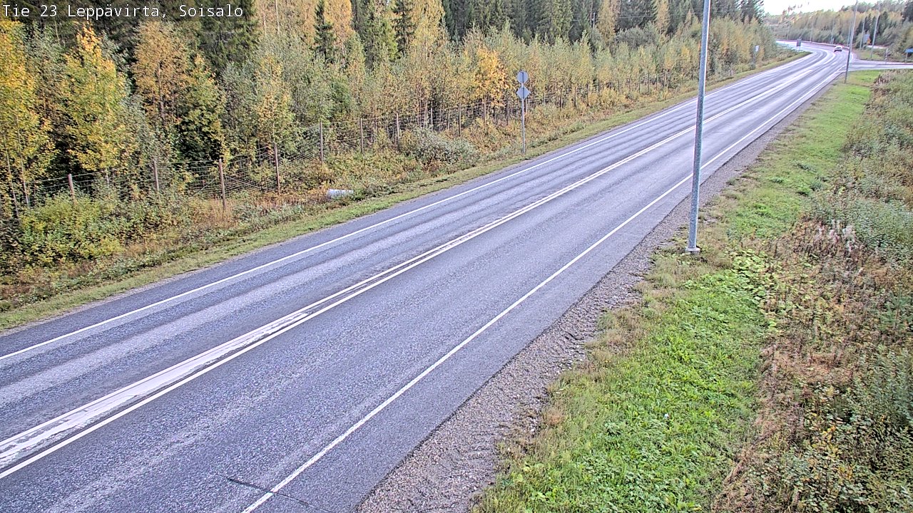 Weather Camera Image Road 23 Leppävirta, Soisalo, Leppävirta, Pohjois-Savo