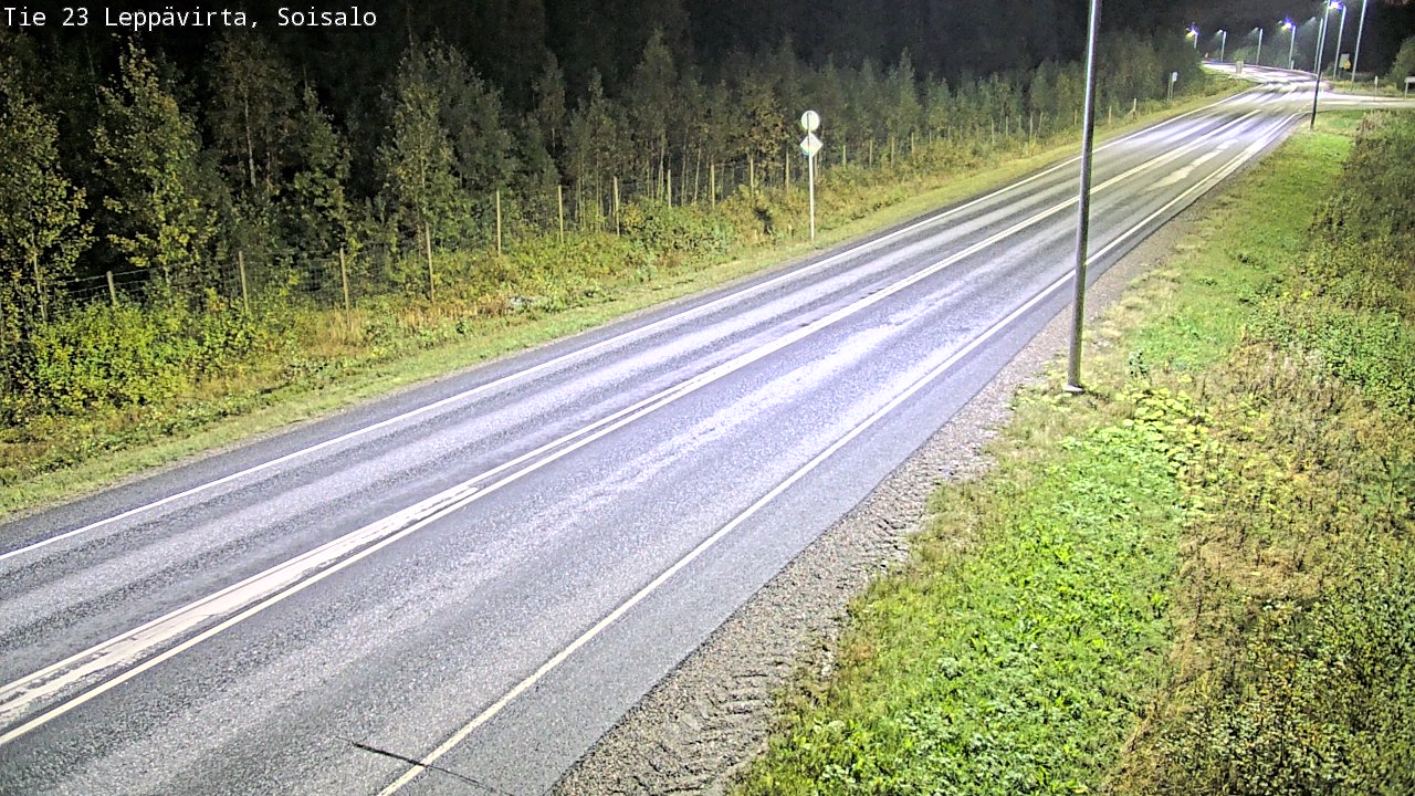Weather Camera Image Road 23 Leppävirta, Soisalo, Leppävirta, Pohjois-Savo