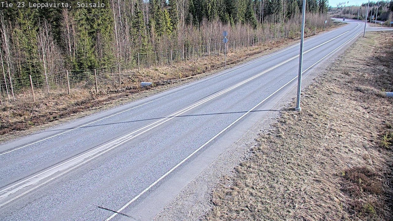 Weather Camera Image Väg 23 Leppävirta, Soisalo, Leppävirta, Pohjois-Savo