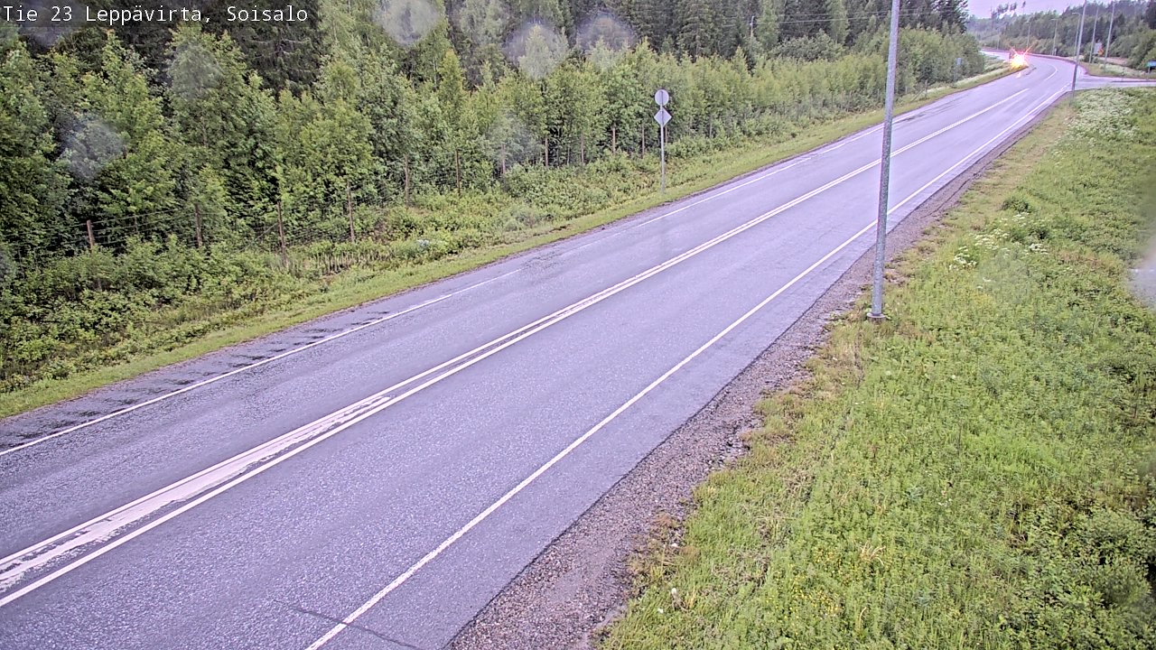Weather Camera Image Road 23 Leppävirta, Soisalo, Leppävirta, Pohjois-Savo