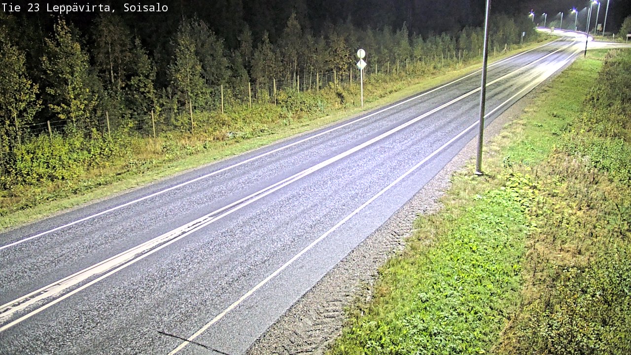 Weather Camera Image Road 23 Leppävirta, Soisalo, Leppävirta, Pohjois-Savo