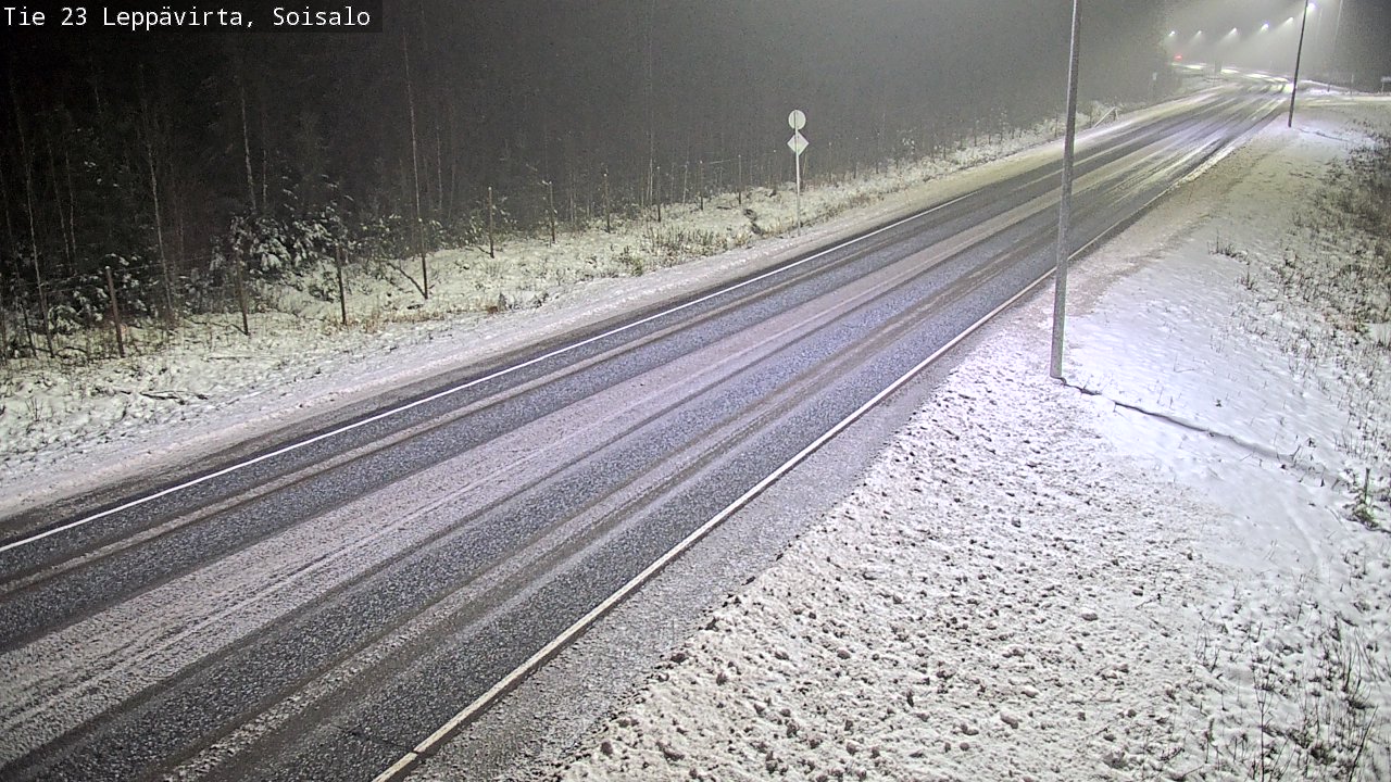 Weather Camera Image Road 23 Leppävirta, Soisalo, Leppävirta, Pohjois-Savo