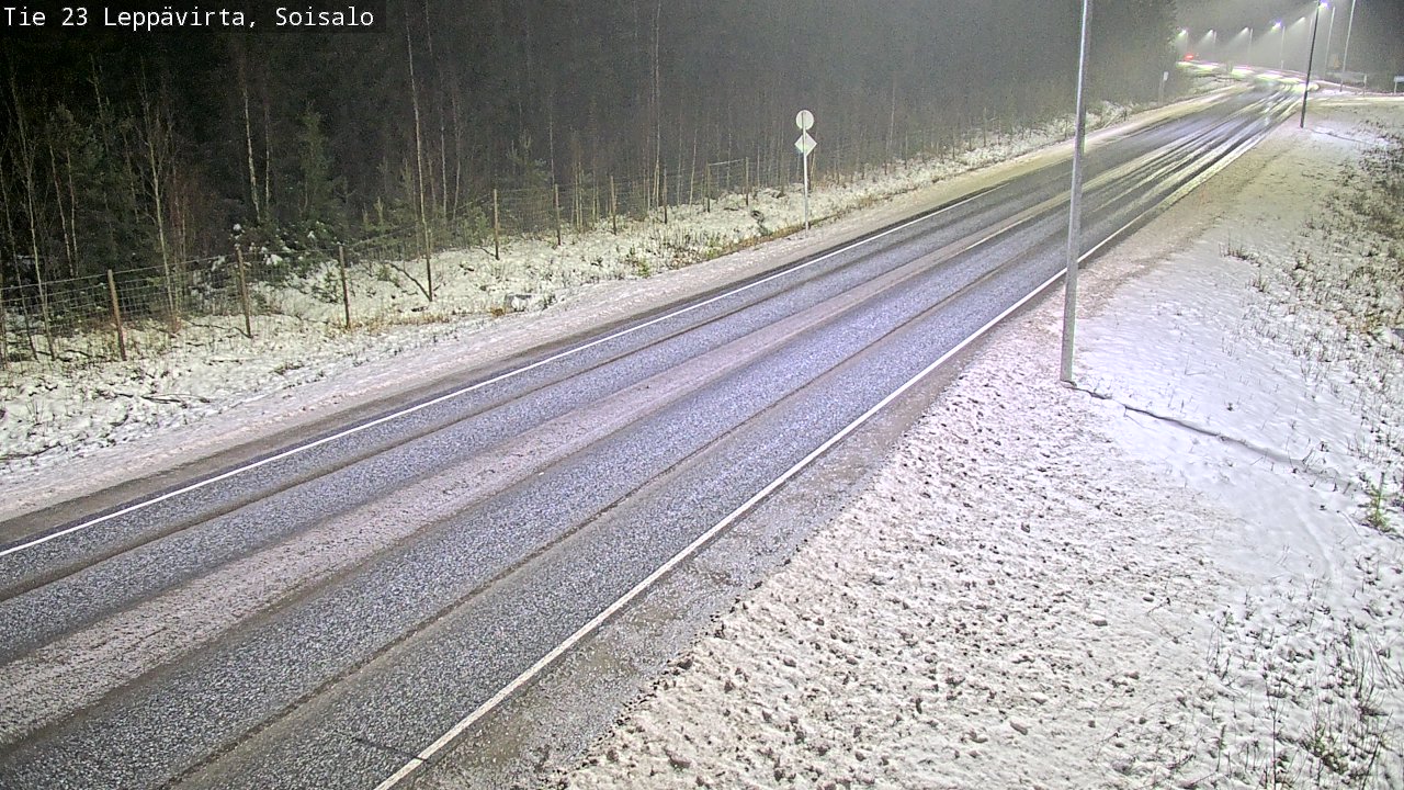 Weather Camera Image Väg 23 Leppävirta, Soisalo, Leppävirta, Pohjois-Savo