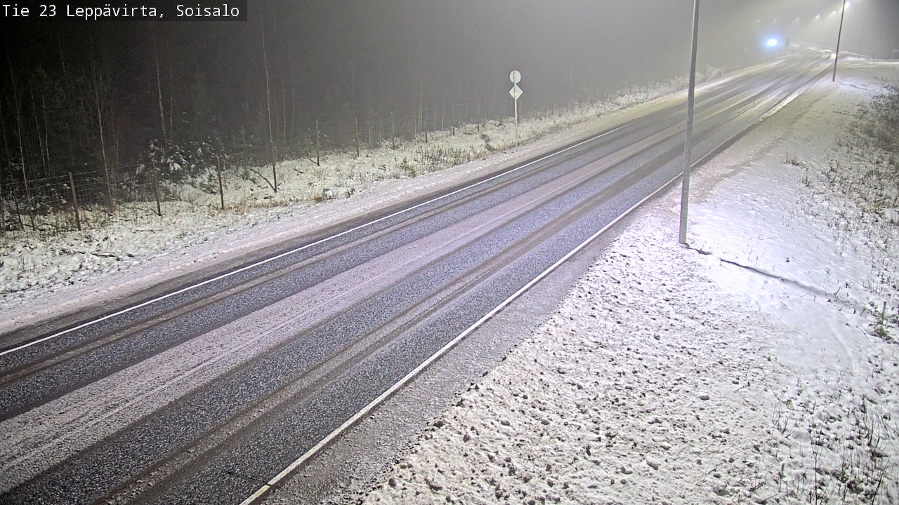 Weather Camera Image Road 23 Leppävirta, Soisalo, Leppävirta, Pohjois-Savo
