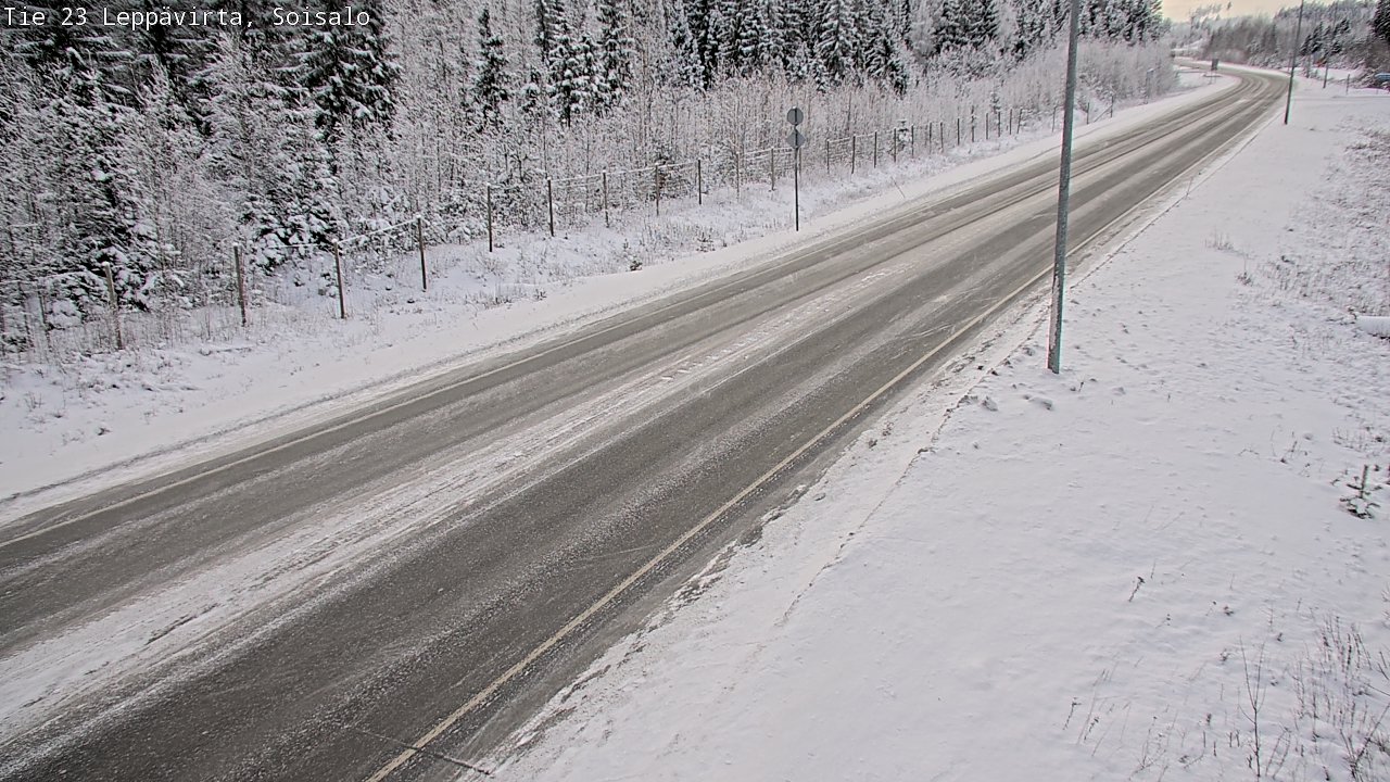 Weather Camera Image Road 23 Leppävirta, Soisalo, Leppävirta, Pohjois-Savo