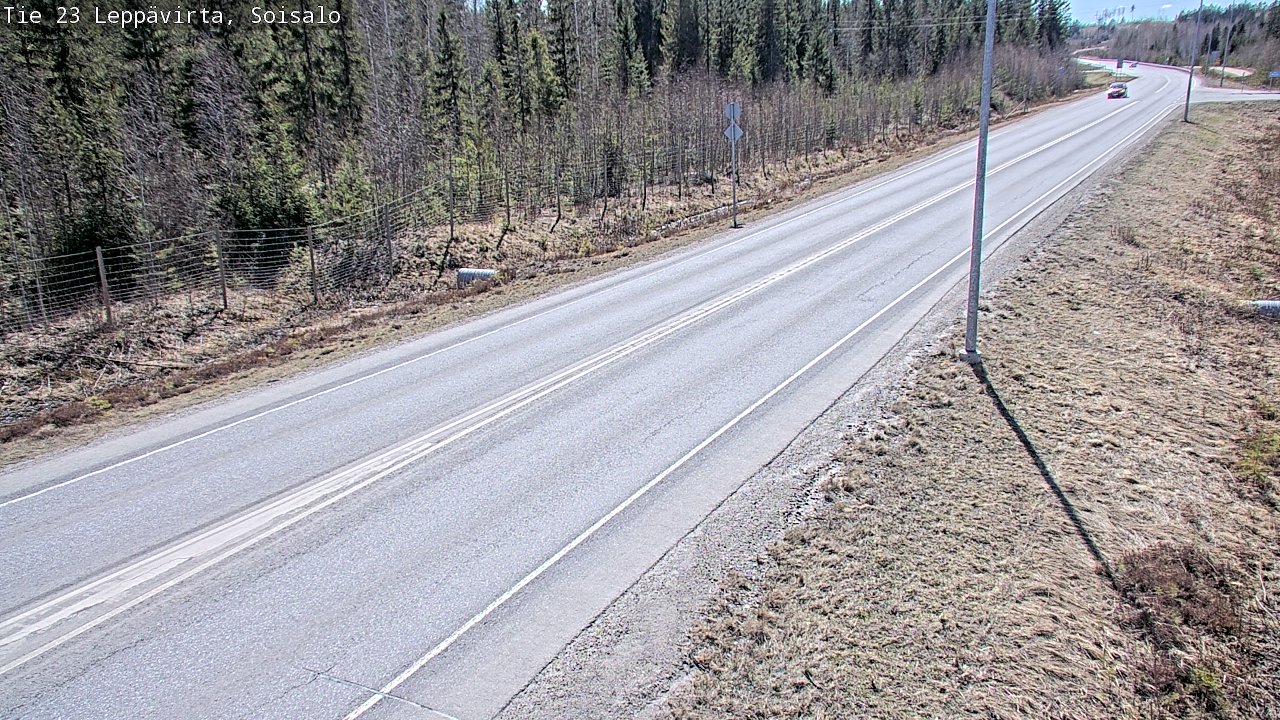 Weather Camera Image Väg 23 Leppävirta, Soisalo, Leppävirta, Pohjois-Savo