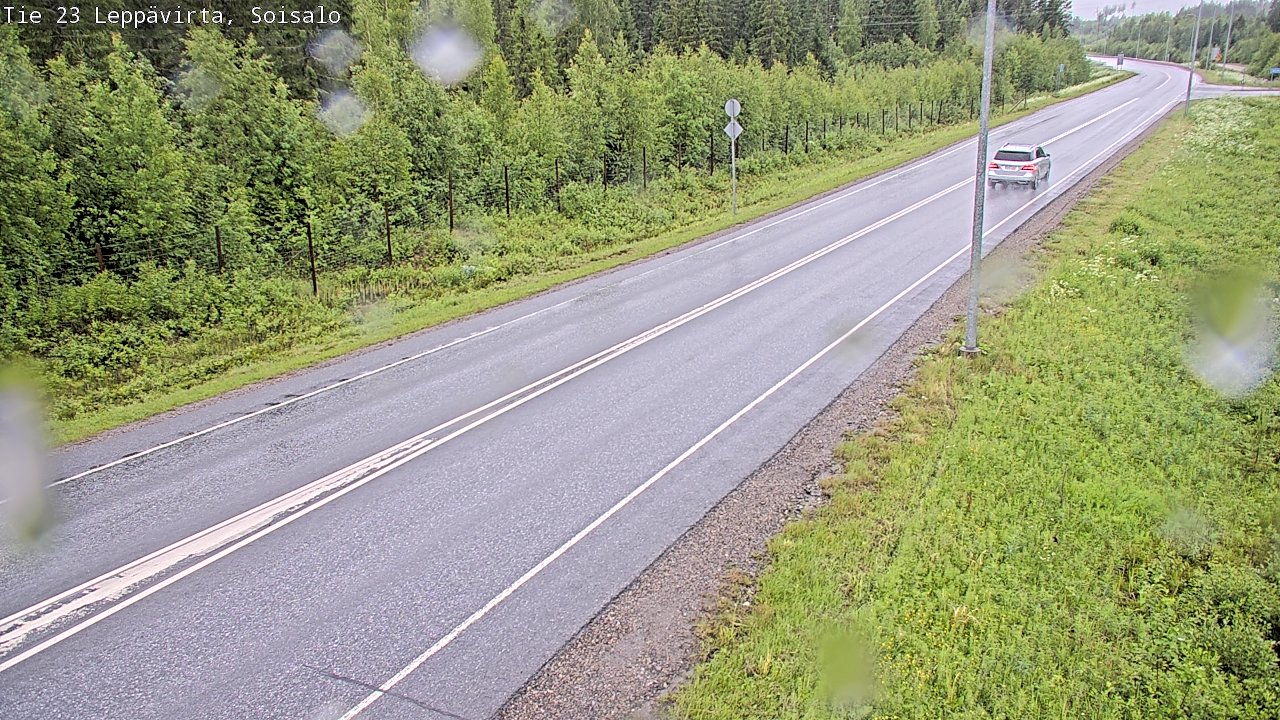 Weather Camera Image Road 23 Leppävirta, Soisalo, Leppävirta, Pohjois-Savo