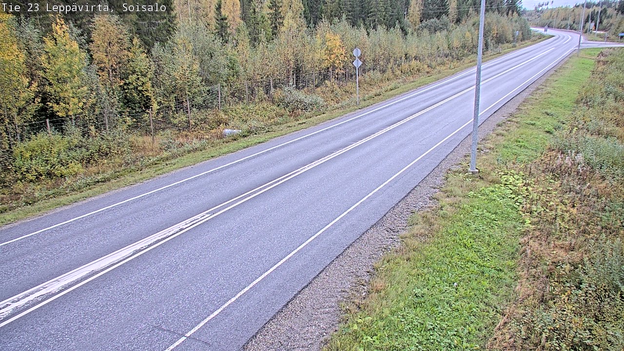 Weather Camera Image Road 23 Leppävirta, Soisalo, Leppävirta, Pohjois-Savo