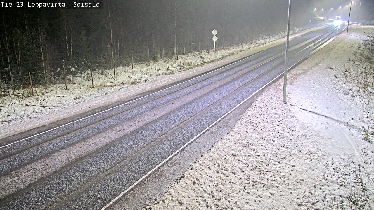 Weather Camera Image Road 23 Leppävirta, Soisalo, Leppävirta, Pohjois-Savo