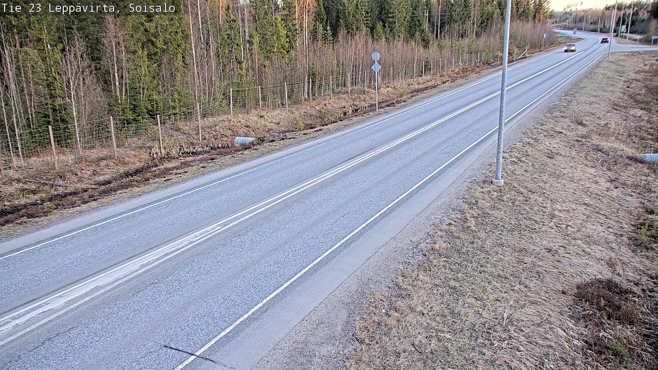 Weather Camera Image Väg 23 Leppävirta, Soisalo, Leppävirta, Pohjois-Savo