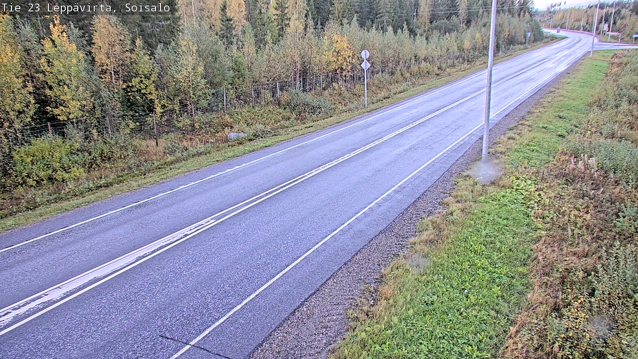 Weather Camera Image Road 23 Leppävirta, Soisalo, Leppävirta, Pohjois-Savo