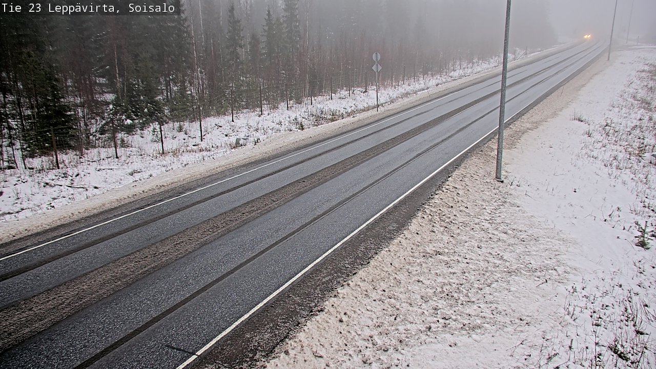 Weather Camera Image Road 23 Leppävirta, Soisalo, Leppävirta, Pohjois-Savo