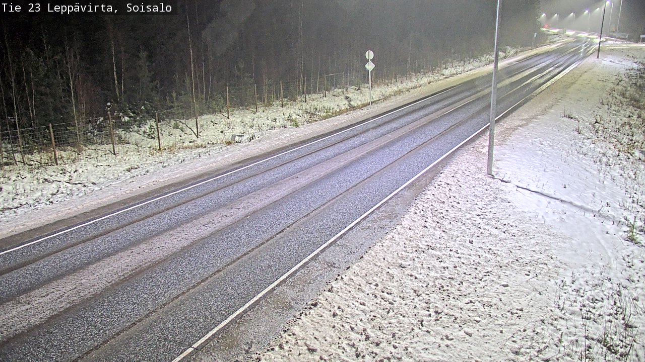 Weather Camera Image Road 23 Leppävirta, Soisalo, Leppävirta, Pohjois-Savo