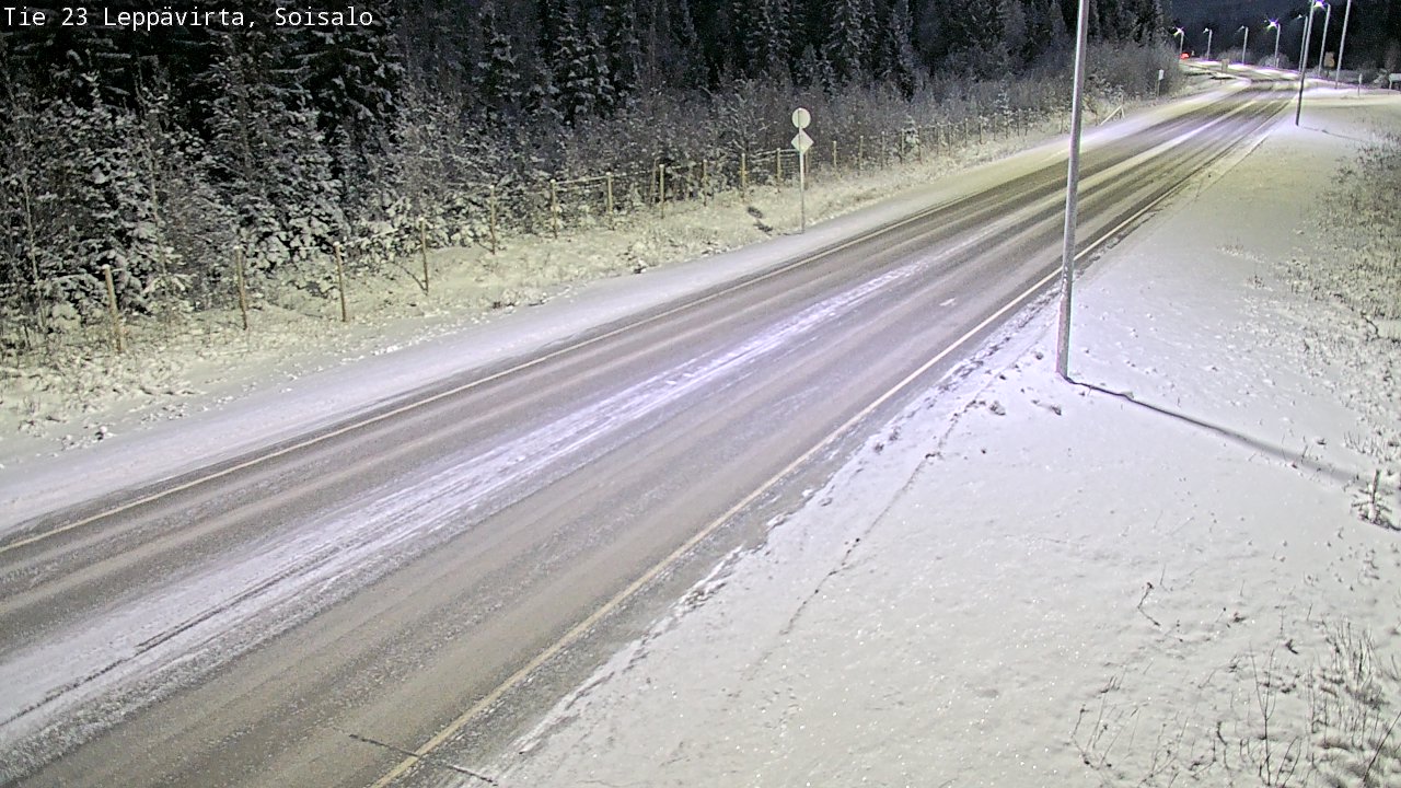 Weather Camera Image Road 23 Leppävirta, Soisalo, Leppävirta, Pohjois-Savo