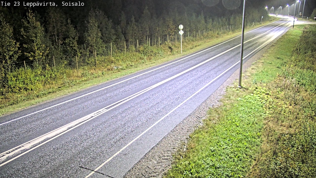 Weather Camera Image Road 23 Leppävirta, Soisalo, Leppävirta, Pohjois-Savo