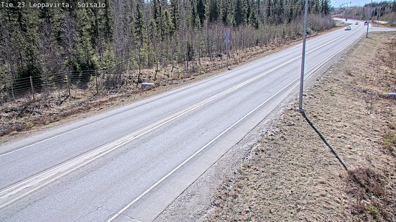 Weather Camera Image Väg 23 Leppävirta, Soisalo, Leppävirta, Pohjois-Savo