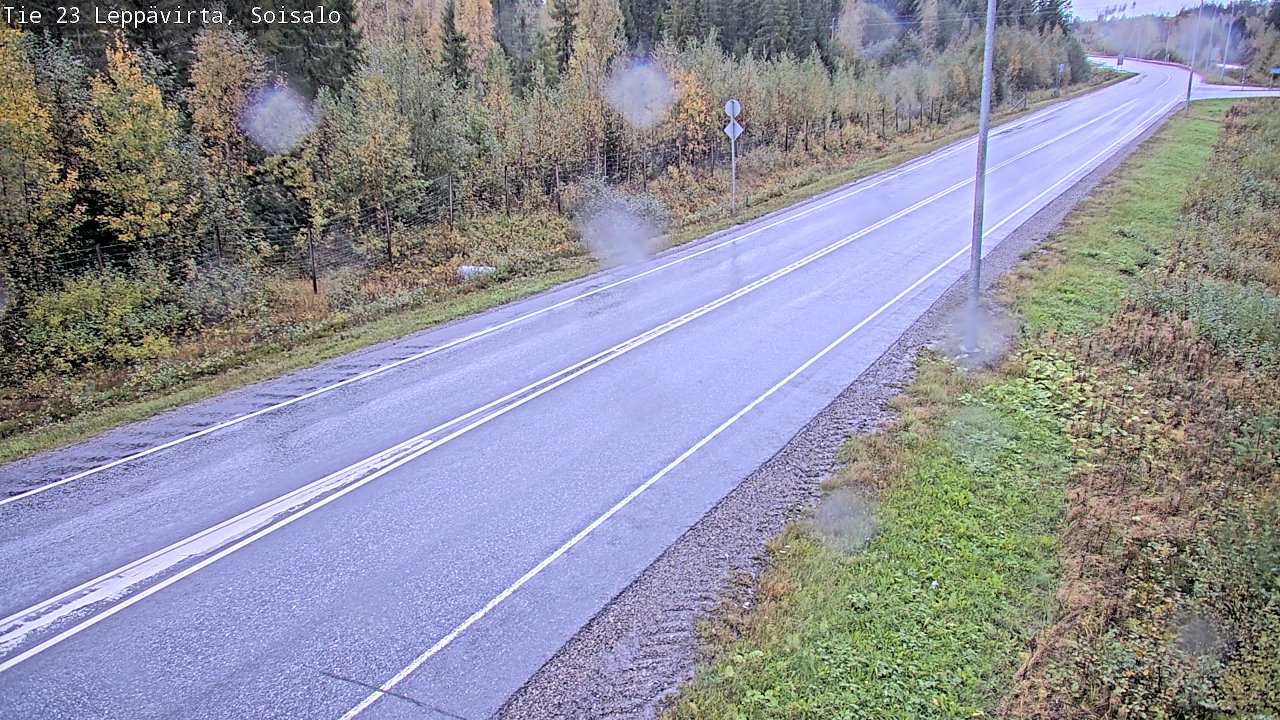 Weather Camera Image Road 23 Leppävirta, Soisalo, Leppävirta, Pohjois-Savo