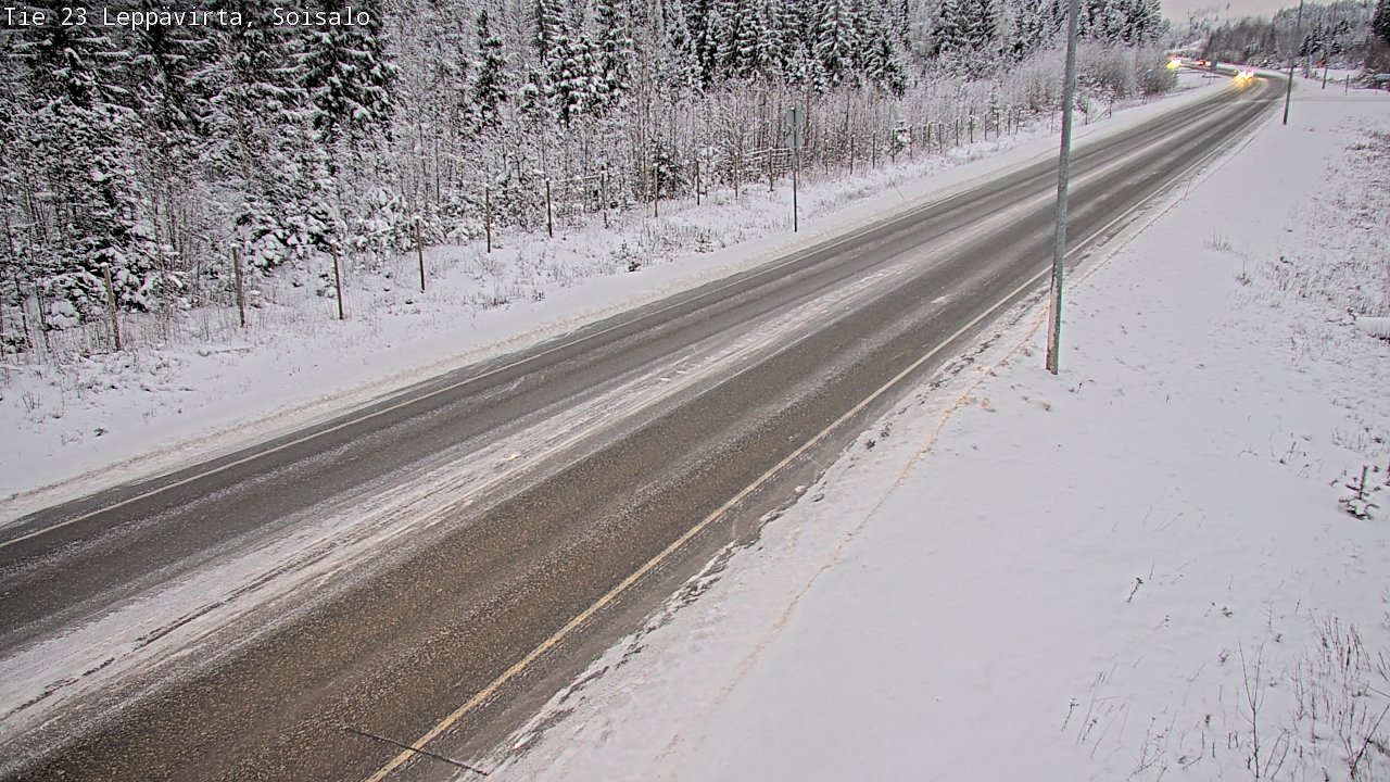 Weather Camera Image Road 23 Leppävirta, Soisalo, Leppävirta, Pohjois-Savo