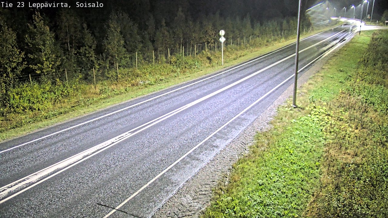 Weather Camera Image Road 23 Leppävirta, Soisalo, Leppävirta, Pohjois-Savo