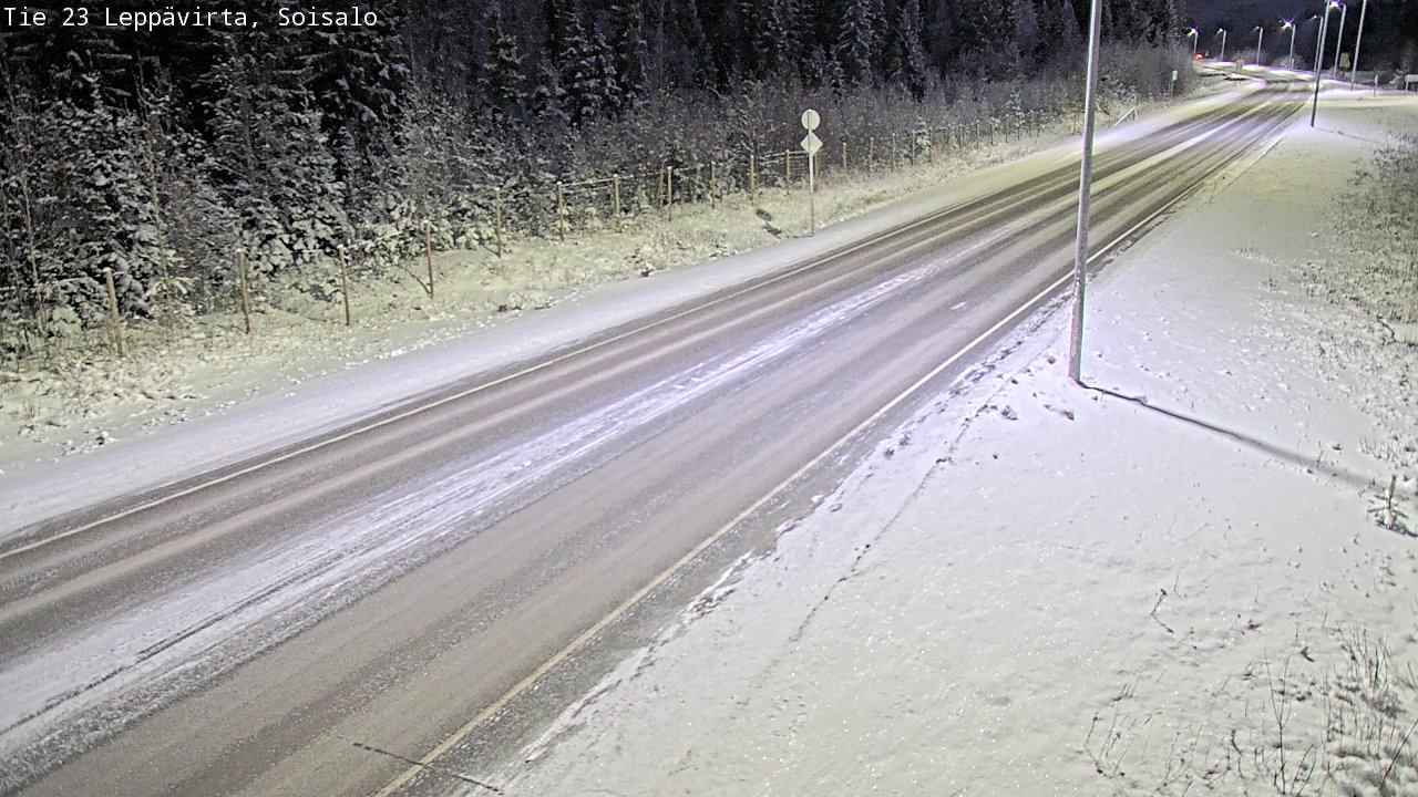 Weather Camera Image Road 23 Leppävirta, Soisalo, Leppävirta, Pohjois-Savo