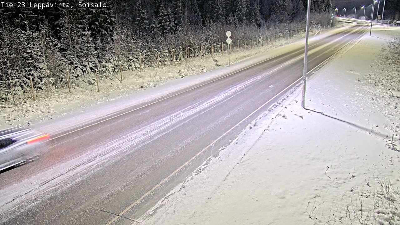 Weather Camera Image Road 23 Leppävirta, Soisalo, Leppävirta, Pohjois-Savo