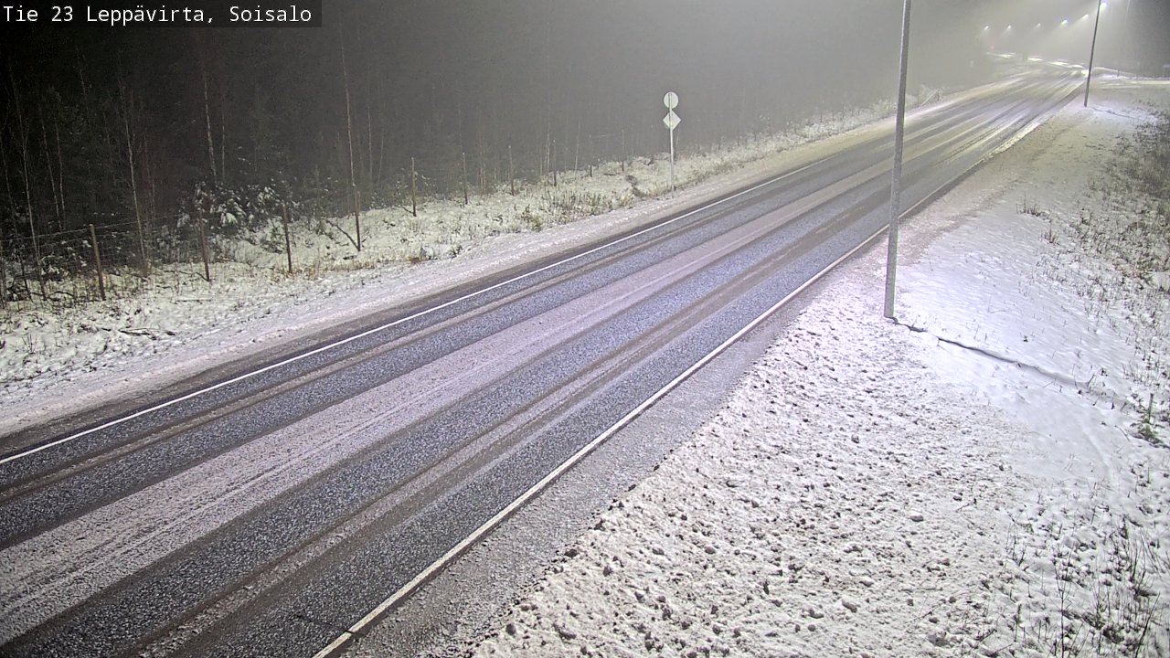 Weather Camera Image Road 23 Leppävirta, Soisalo, Leppävirta, Pohjois-Savo