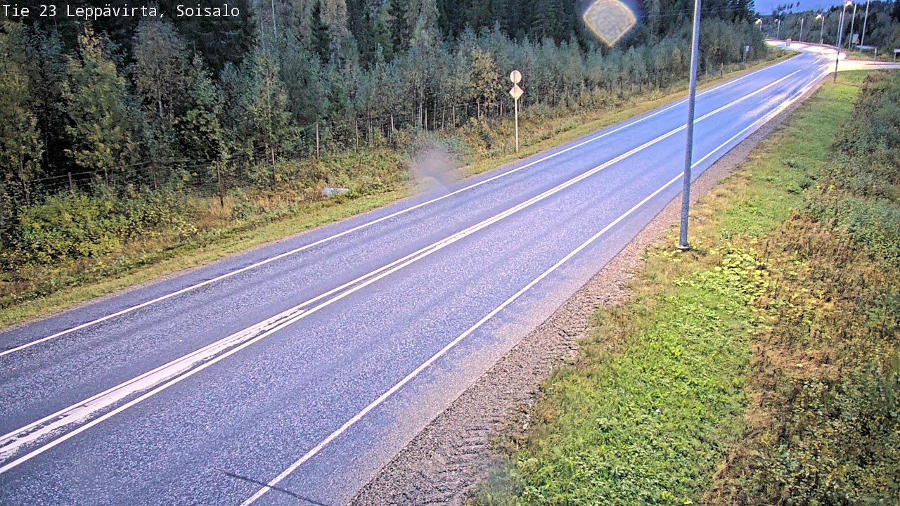 Weather Camera Image Road 23 Leppävirta, Soisalo, Leppävirta, Pohjois-Savo