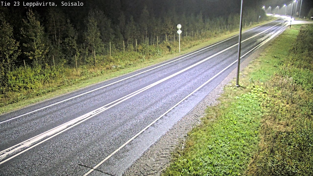 Weather Camera Image Road 23 Leppävirta, Soisalo, Leppävirta, Pohjois-Savo