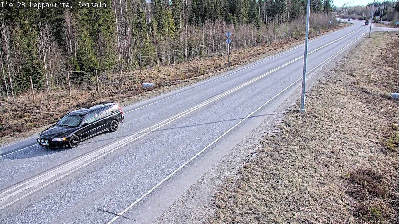 Weather Camera Image Väg 23 Leppävirta, Soisalo, Leppävirta, Pohjois-Savo