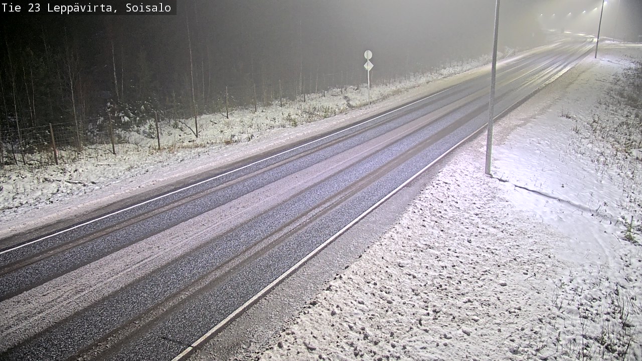 Weather Camera Image Road 23 Leppävirta, Soisalo, Leppävirta, Pohjois-Savo