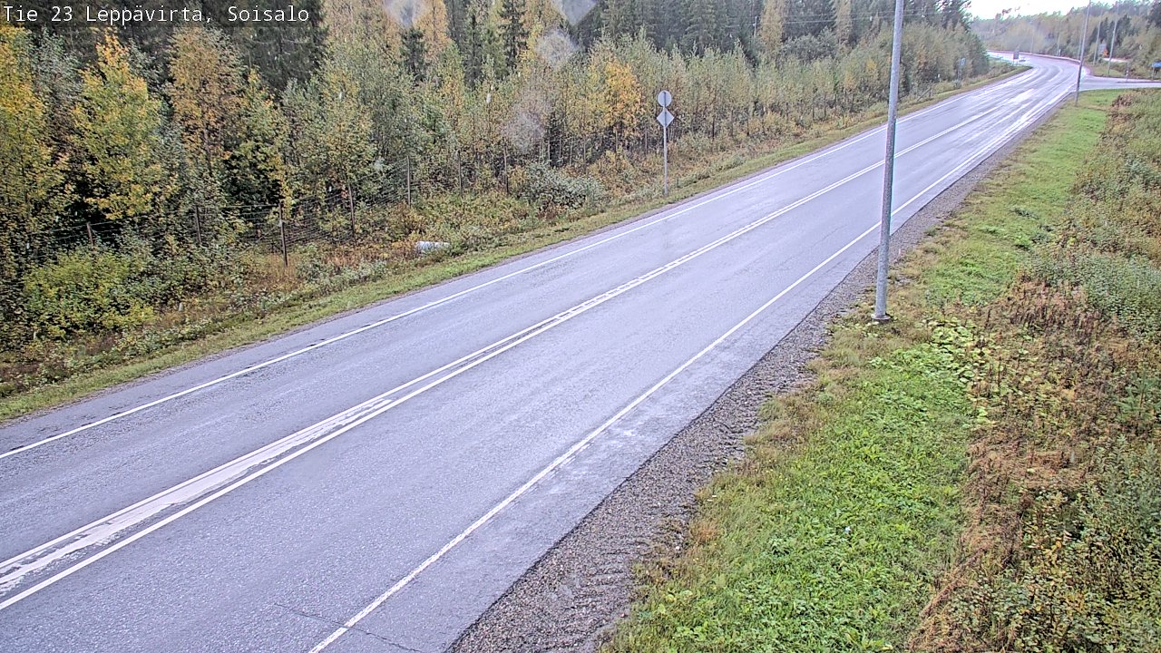 Weather Camera Image Road 23 Leppävirta, Soisalo, Leppävirta, Pohjois-Savo