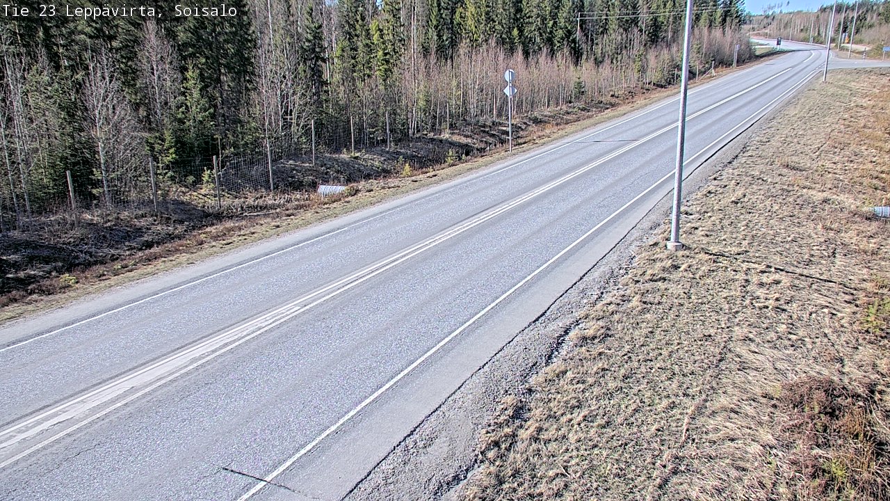 Kelikamerat Kuva Tie 23 Leppävirta, Soisalo, Leppävirta, Pohjois-Savo