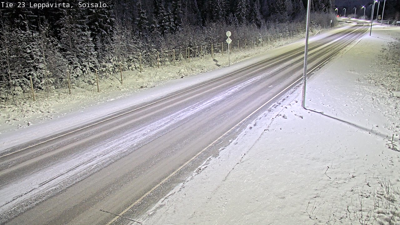 Weather Camera Image Road 23 Leppävirta, Soisalo, Leppävirta, Pohjois-Savo