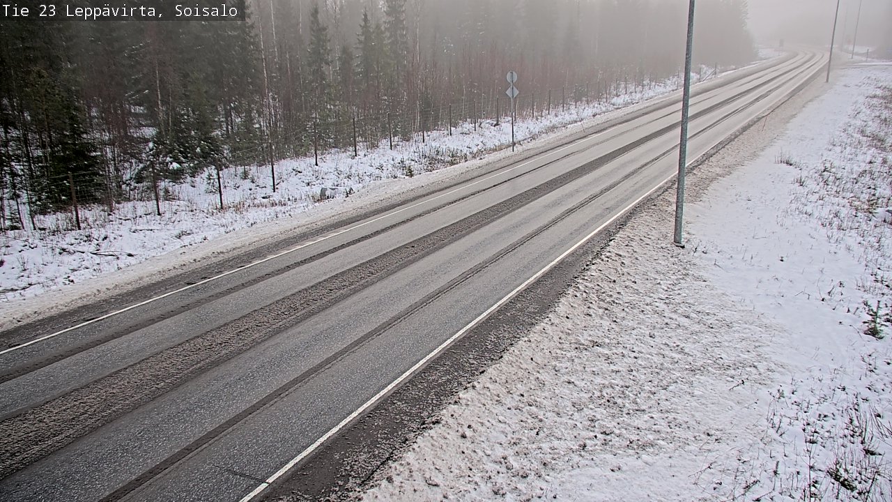 Weather Camera Image Road 23 Leppävirta, Soisalo, Leppävirta, Pohjois-Savo