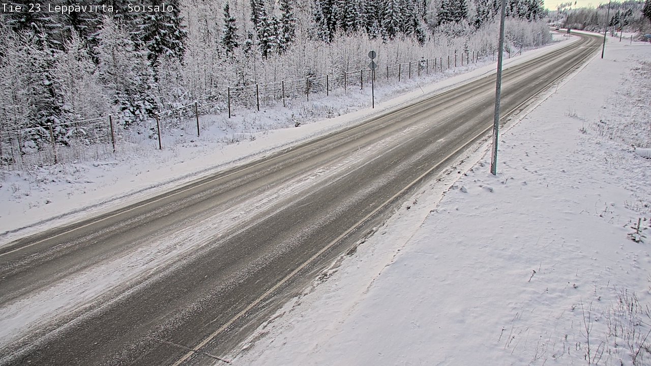 Weather Camera Image Road 23 Leppävirta, Soisalo, Leppävirta, Pohjois-Savo