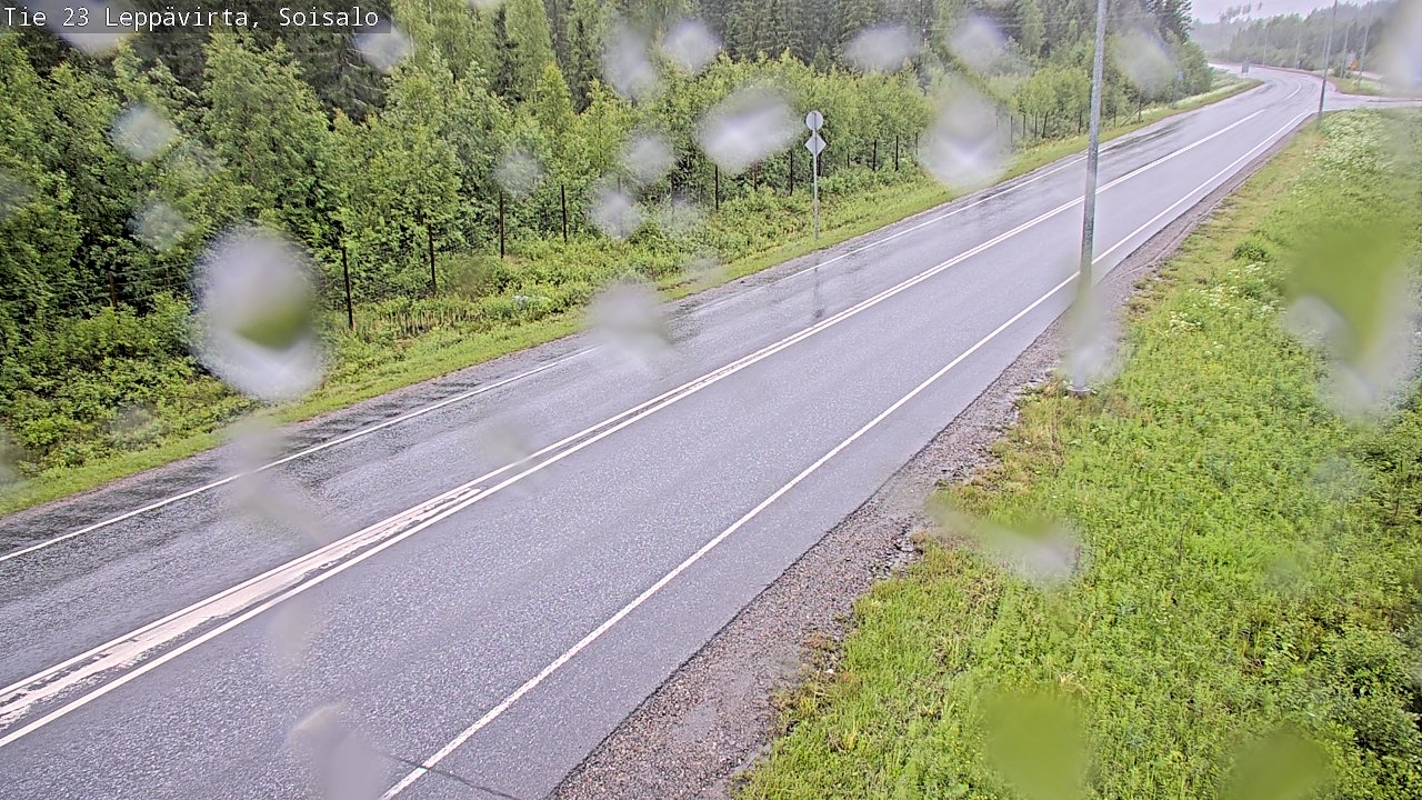 Weather Camera Image Road 23 Leppävirta, Soisalo, Leppävirta, Pohjois-Savo