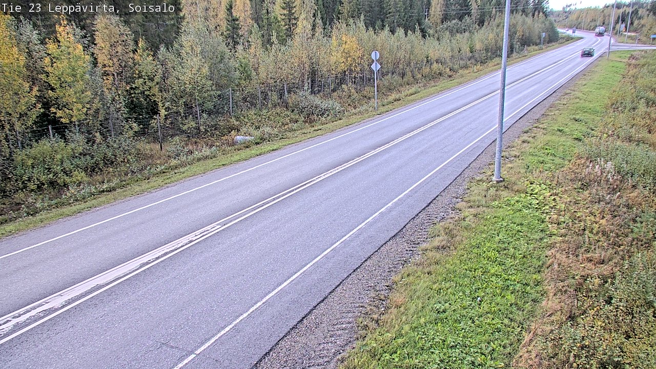 Weather Camera Image Road 23 Leppävirta, Soisalo, Leppävirta, Pohjois-Savo