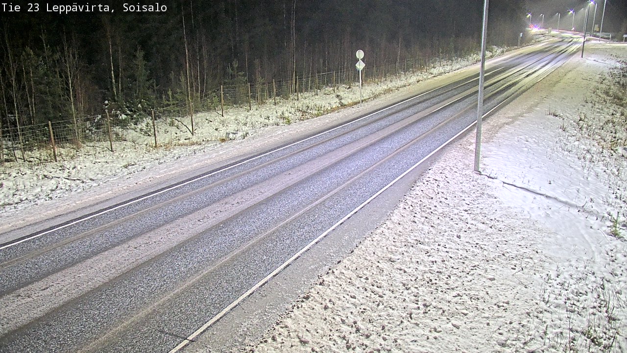 Weather Camera Image Road 23 Leppävirta, Soisalo, Leppävirta, Pohjois-Savo