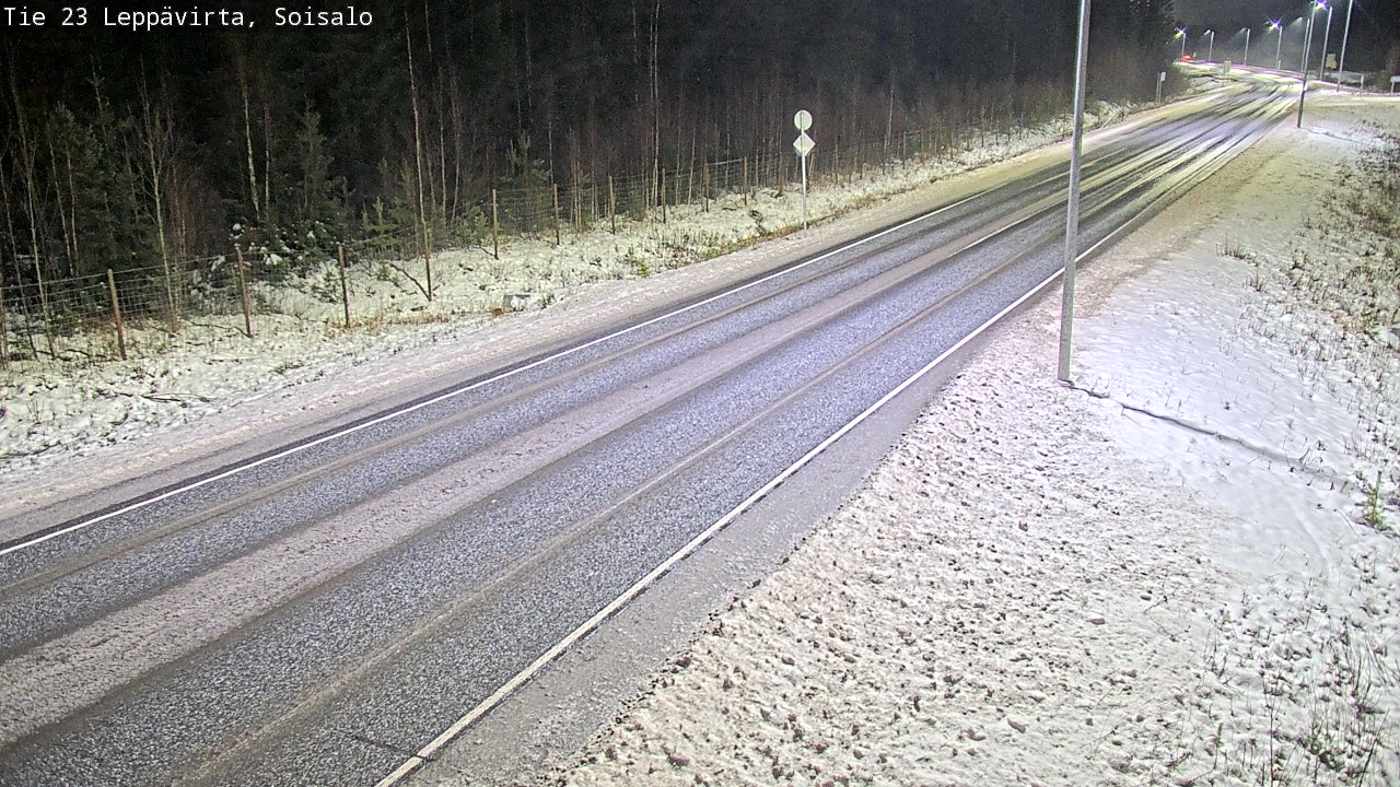 Weather Camera Image Road 23 Leppävirta, Soisalo, Leppävirta, Pohjois-Savo
