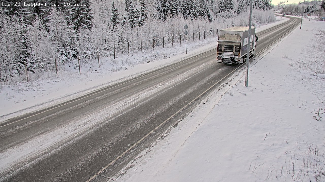 Weather Camera Image Road 23 Leppävirta, Soisalo, Leppävirta, Pohjois-Savo